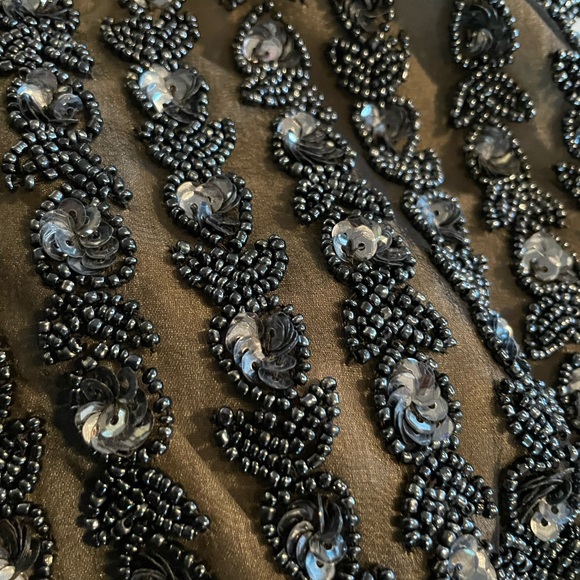 Landmark Vintage Beaded Evening Gown Size Large - Picture 14 of 15